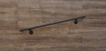 2" x 1" Hammered Flat Bar Wrought Iron Handrail Handrails & Railing Systems Handrail
