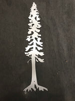 Metal Pine Tree Wall Art