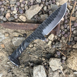 Fossil Drop Point Railroad Spike Knife Hunting & Survival Knives Knife
