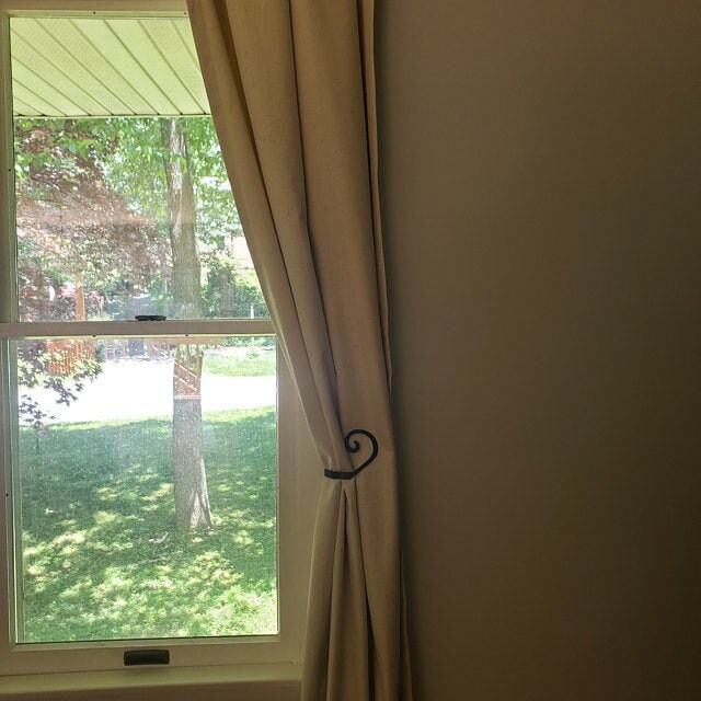 Swirl Curtain Tie Backs (Pair) Curtain Holdbacks Curtain Tie Back