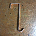 Handcrafted Copper Utility Over the Door Hook Home Accessary
