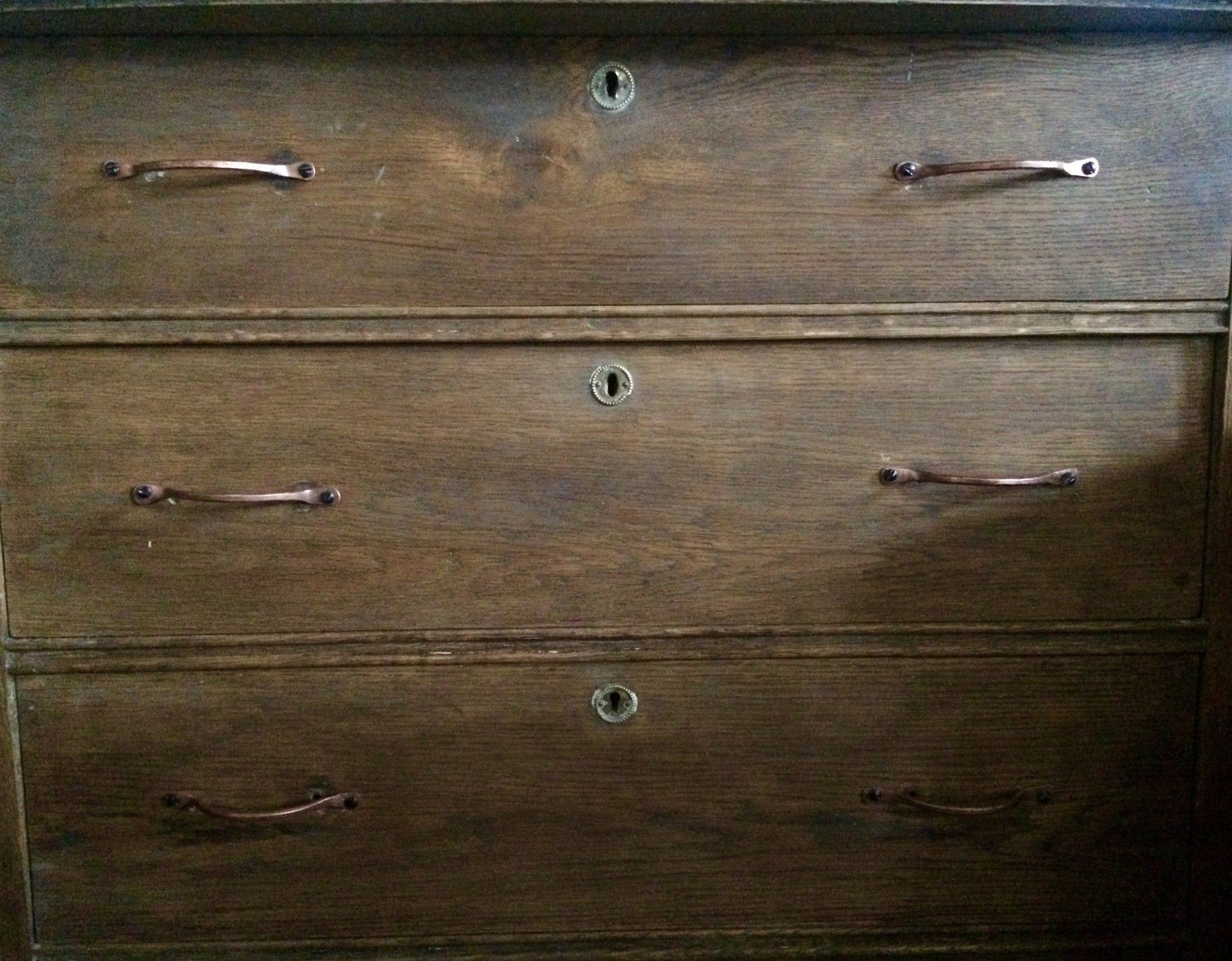 Delicate Solid Copper Drawer Pulls Door Hardware