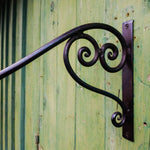 Hand Forged double curved Plant Hanger, design no. 8, Custom Made