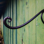 Hand Forged double curved Plant Hanger, design no. 8, Custom Made