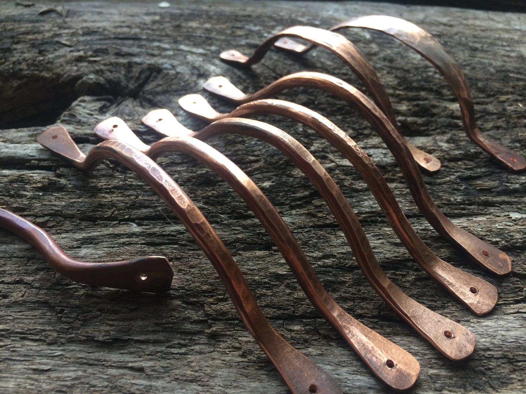 Delicate Solid Copper Drawer Pulls Door Hardware