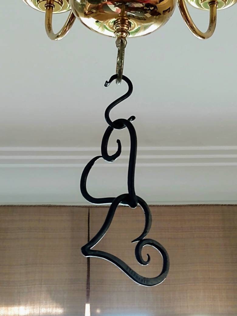 Hand Forged Linked Hearts Misc