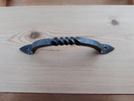 Hand Forged Twisted Iron Cabinet Handle Cabinet Knobs & Handles Door & Furniture