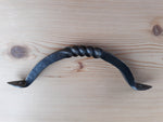 Hand Forged Twisted Iron Cabinet Handle Cabinet Knobs & Handles Door & Furniture