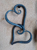 Hand Forged Linked Hearts Misc