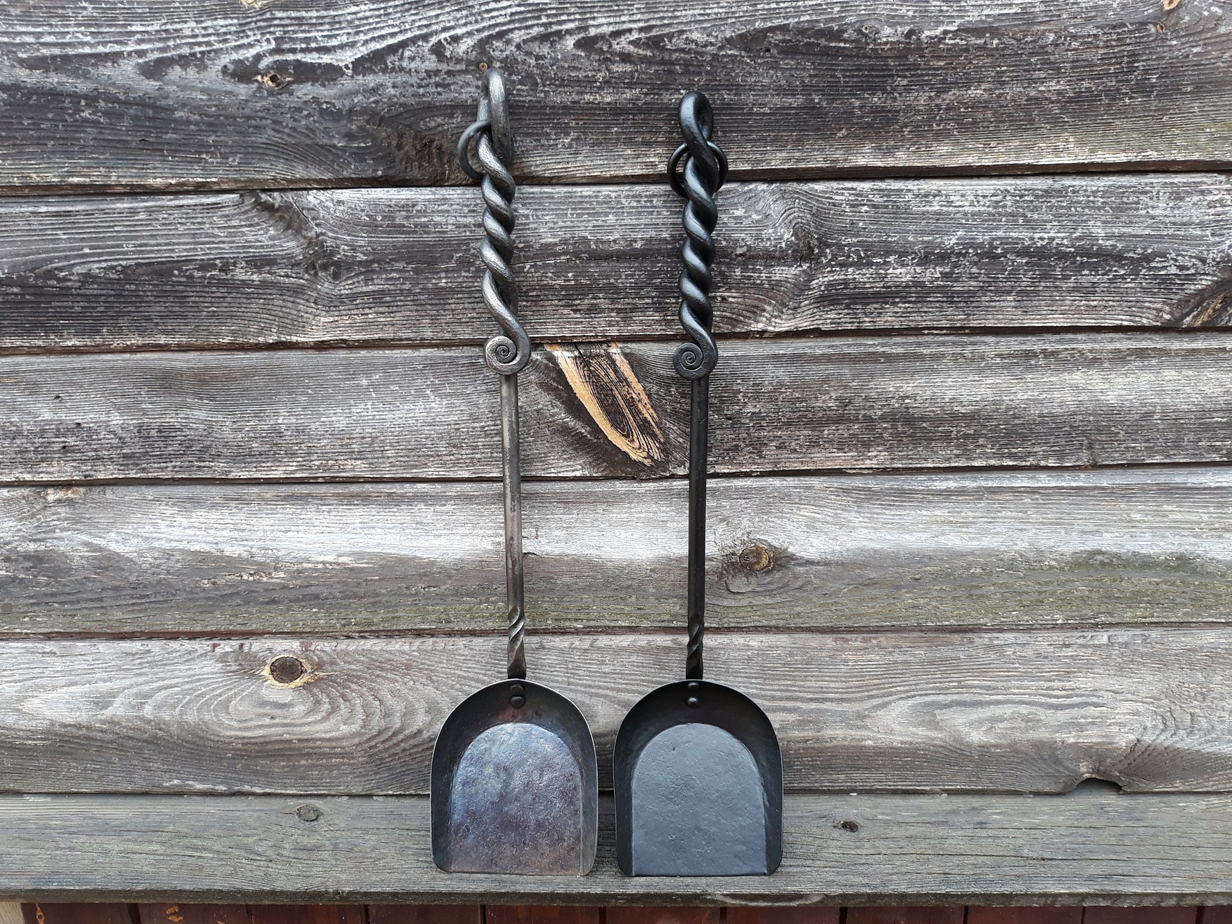 Hand Forged Fireplace Shovel 560mm Fireplace Tools Home Accessary