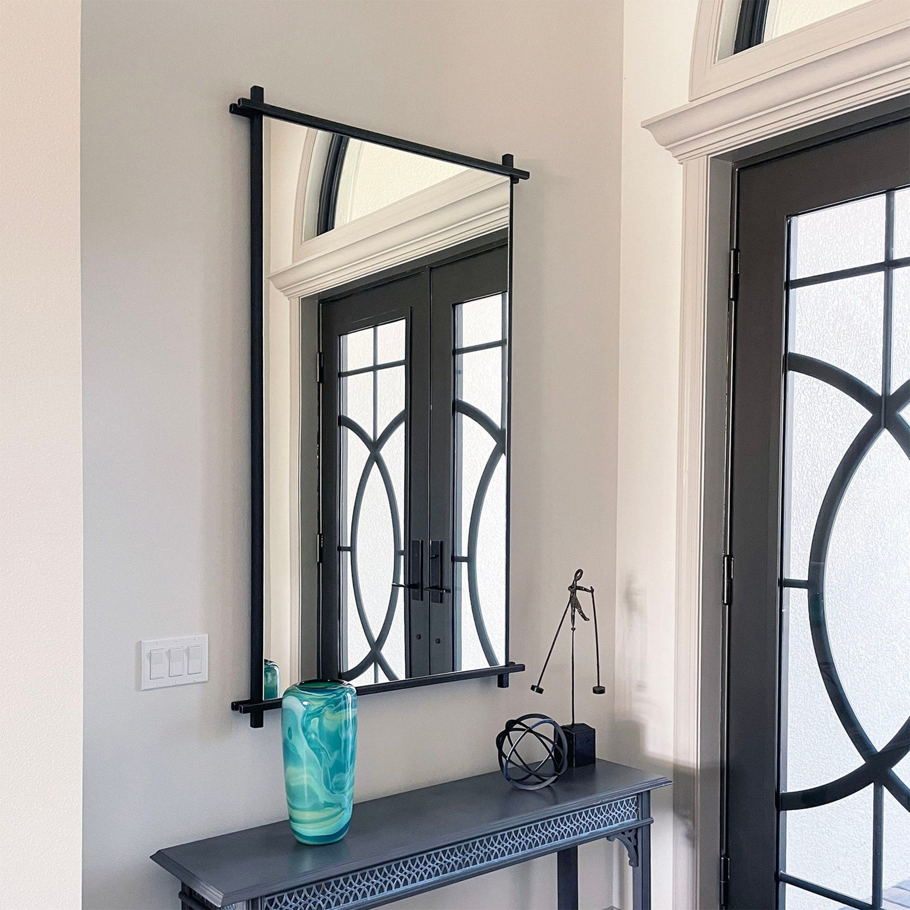 Cross-Corner Wall Mirror Mirrors Mirror