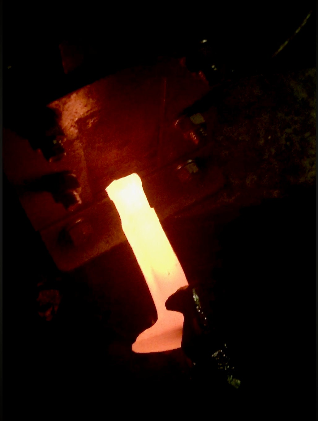 Jumbo Railroad Spike Hamburger Press Outdoor Grill Accessories Kitchen