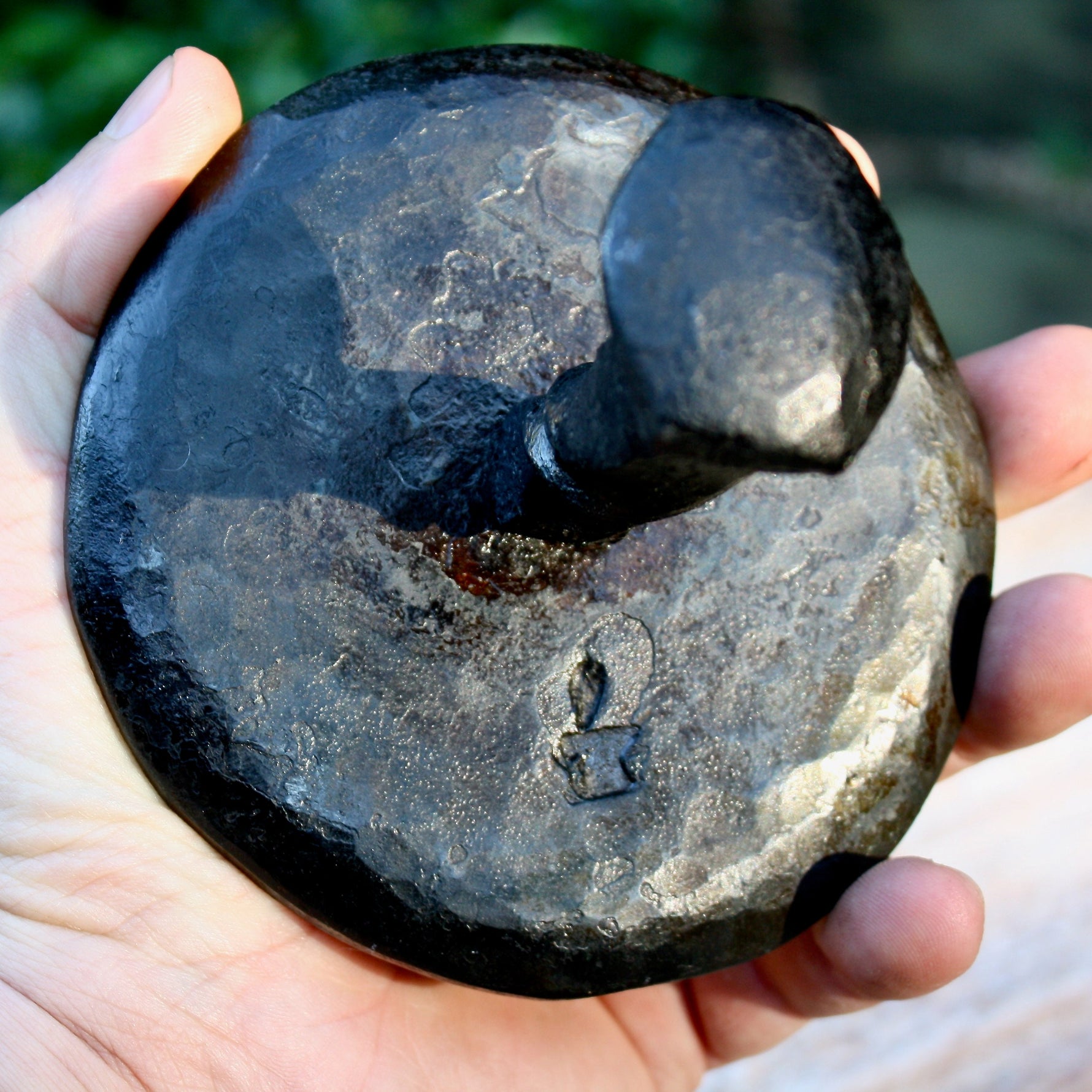 Railroad spike hamburger press Outdoor Grill Accessories Kitchen