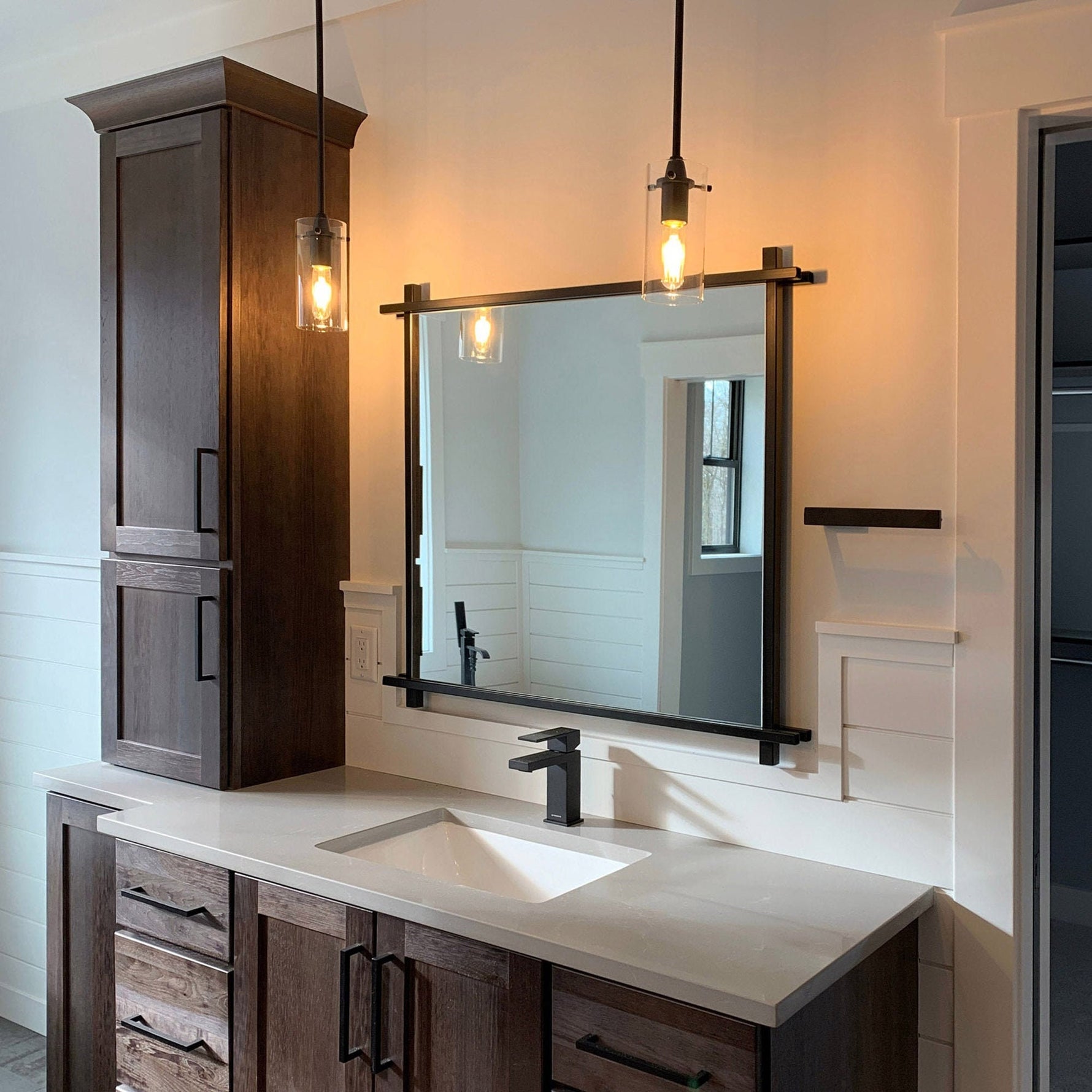 Cross-Corner Wall Mirror Mirrors Mirror