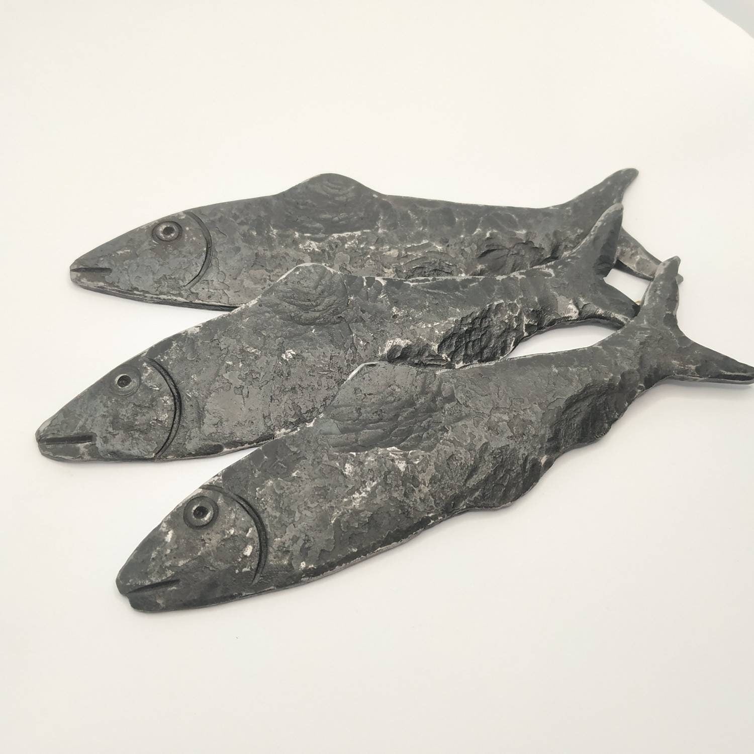 Hand Forged Wrought Iron Fish Home Accessary