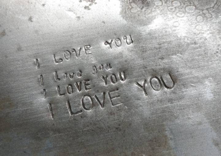 Hand Forged Linked Hearts Misc