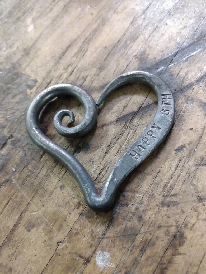 Hand Forged Linked Hearts Misc
