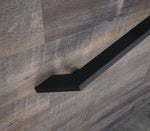 Modern Flat Bar Wrought Iron Handrail with Angled End Handrails Handrail