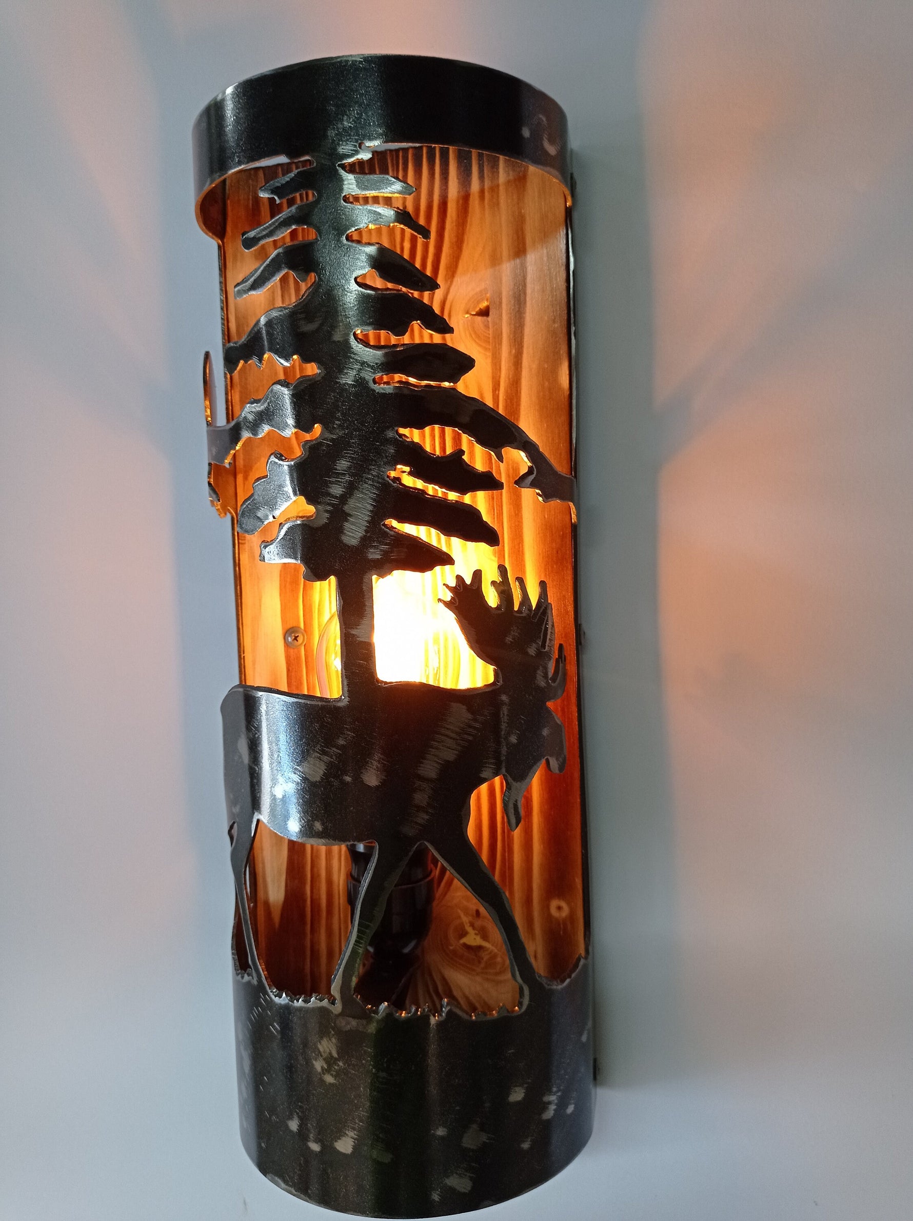 Rustic Moose wall light Wall Light Fixtures Lighting