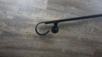 Hammered Edge Flat Bar Wrought Iron Handrail Handrails & Railing Systems Handrail