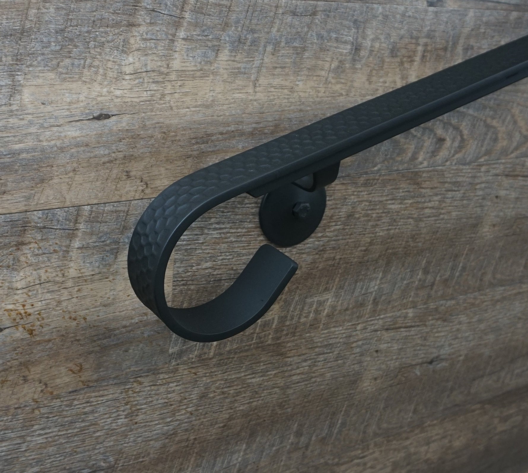 Honeycomb Hammered Flat Bar Handrail Handrails Handrail