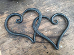 Hand Forged Linked Hearts Misc