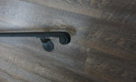 Hand Forged Molded Wrought Iron Handrail with Scrolled End Handrails & Railing Systems Handrail