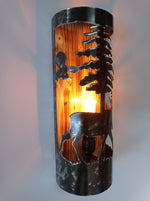 Rustic Moose wall light Wall Light Fixtures Lighting