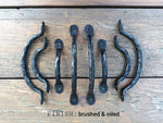 Hand Forged Iron Cabinet Handle Cabinet Knobs & Handles Door & Furniture
