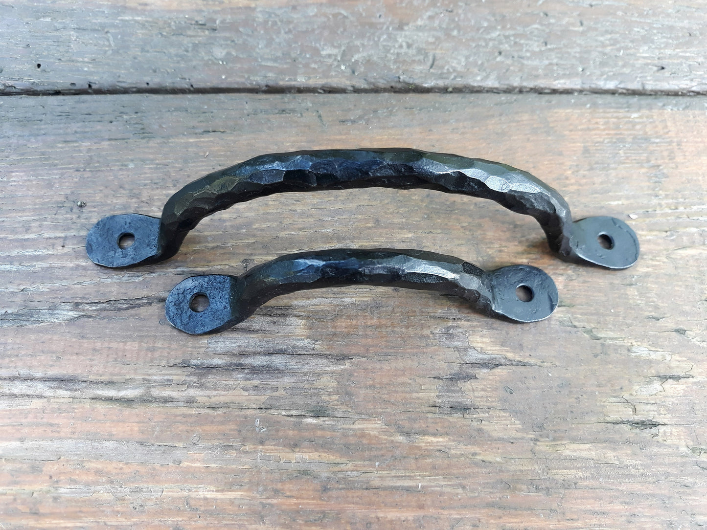 4 Hinges 3 3/4 Long Decorative Butterfly Hinge Cabinet Gate Iron Hand  Forged