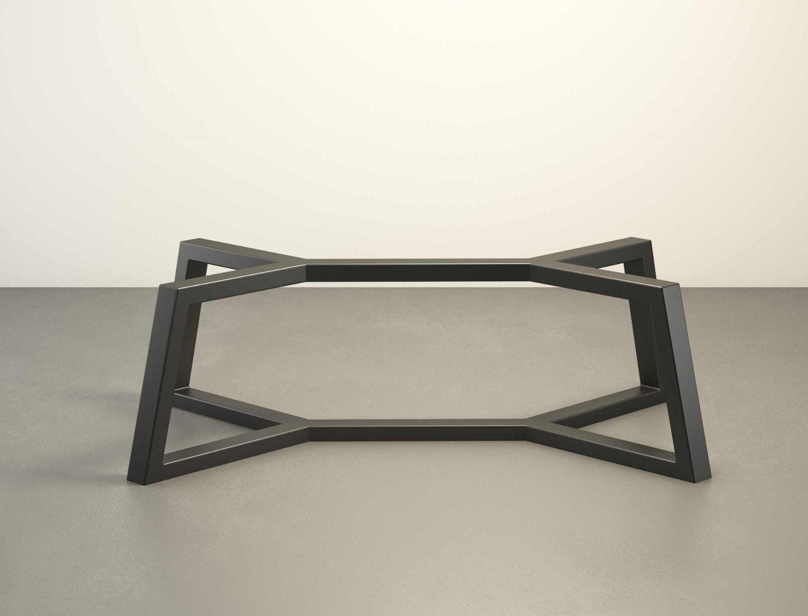 Trapezoid Iron Coffee Table Base Table Legs Table Legs