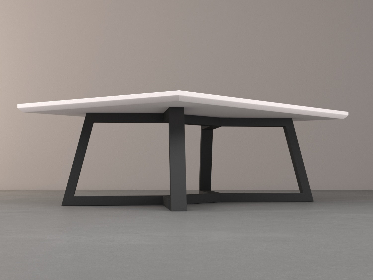Trapezoid Iron Coffee Table Base Table Legs Table Legs