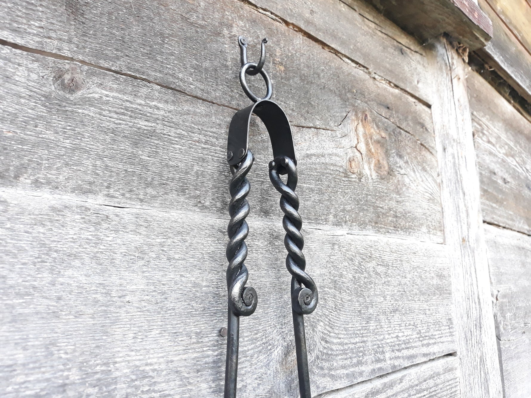 Hand Forged Charcoal Tongs Tongs Miscellaneous