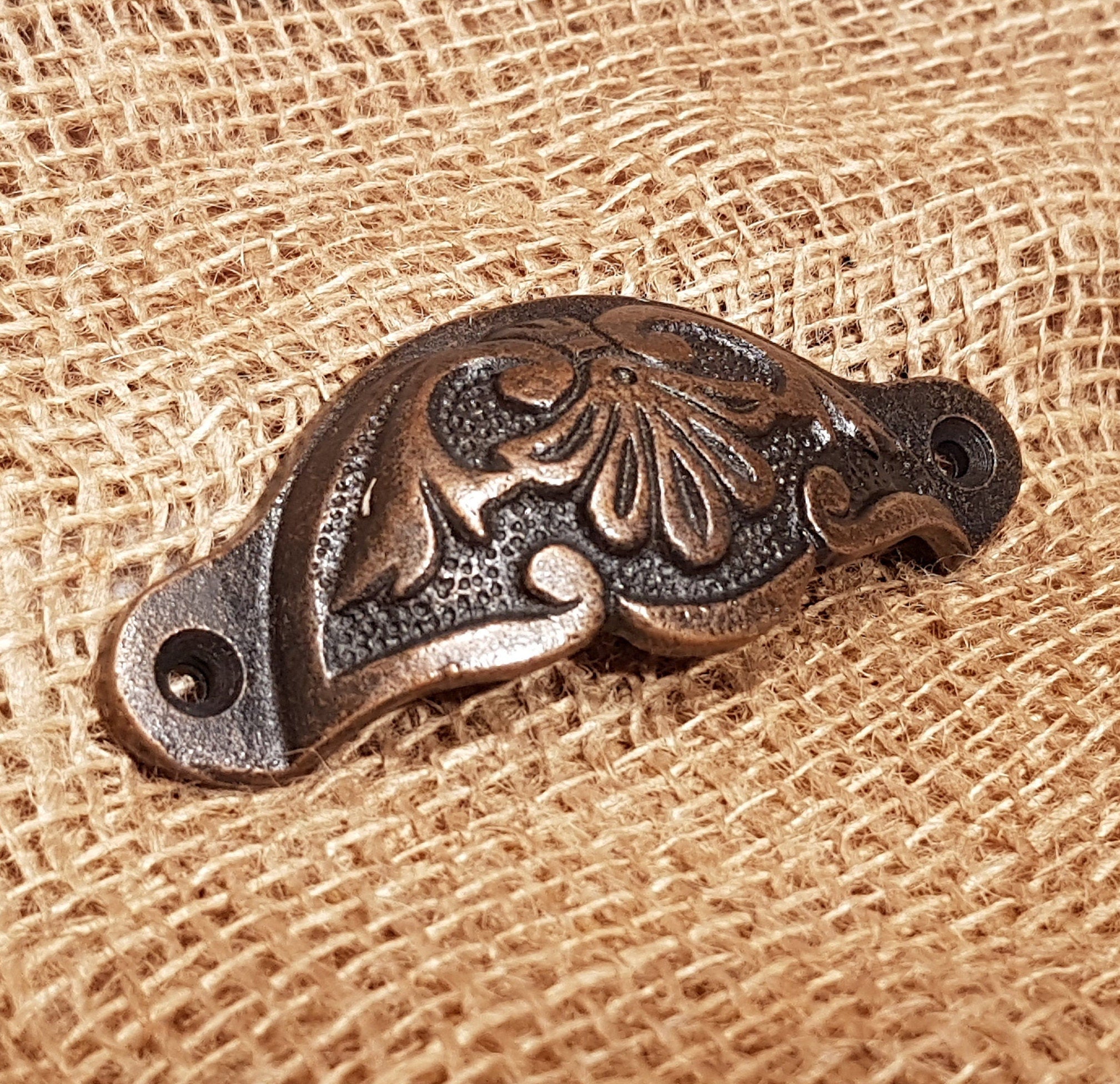 Vintage Copper Cup Pull Door Hardware