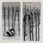 Set of Hand Forged Fireplace Tools 560mm Fireplace Tools Home Accessary