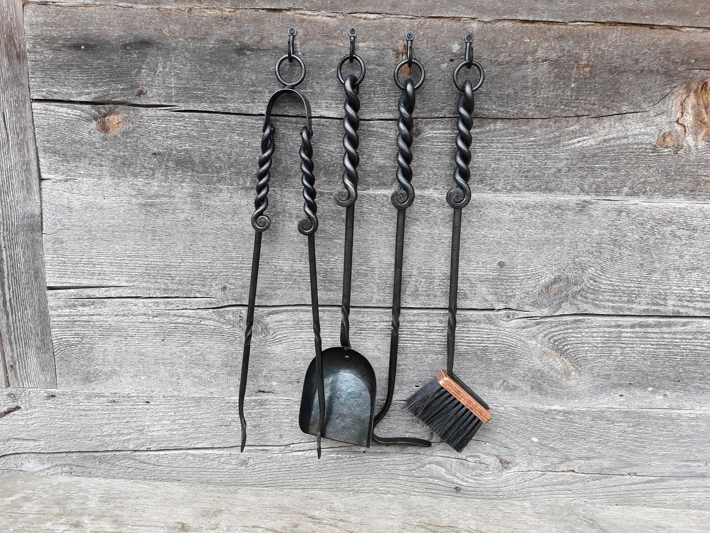 Four Piece Forged Grill Set, Handmade BBQ Tools, Decorated Grill Utensils,  Hand Forged Grill Tools,outdoor Grilling,forged Iron Grill Tools 