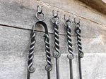 Set of Hand Forged Fireplace Tools 560mm Fireplace Tools Home Accessary