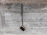 Hand Forged Fireplace Brush 560mm Fireplace Tools Home Accessary