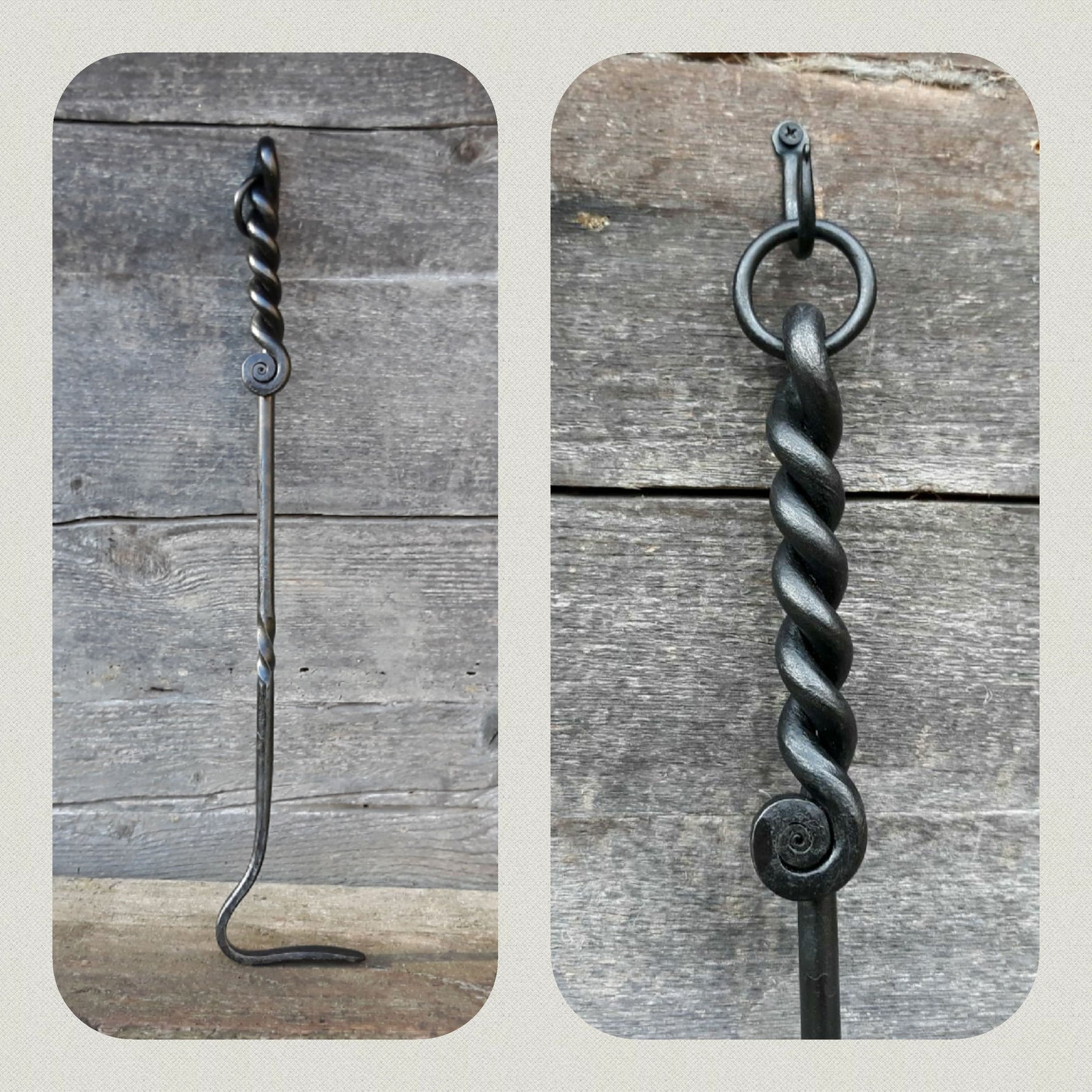 Hand Forged Fireplace Poker Fireplace Tools Home Accessary