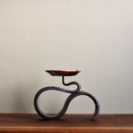 Candle Holder Iron and Copper - Hand Forged 6th 7th Anniversary Gift -Copper Sconce For Tea light - Holder for Votive Candle - Decorative