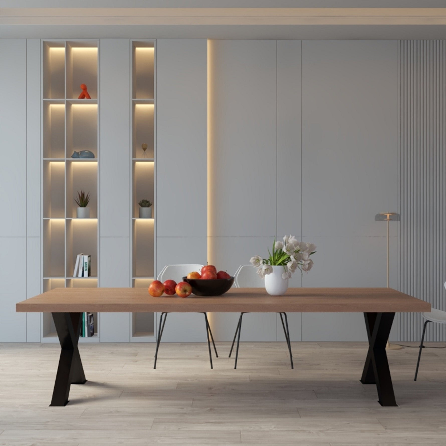 Metal X Stlye Legs for Dining Table or Desk Table Legs Table Legs