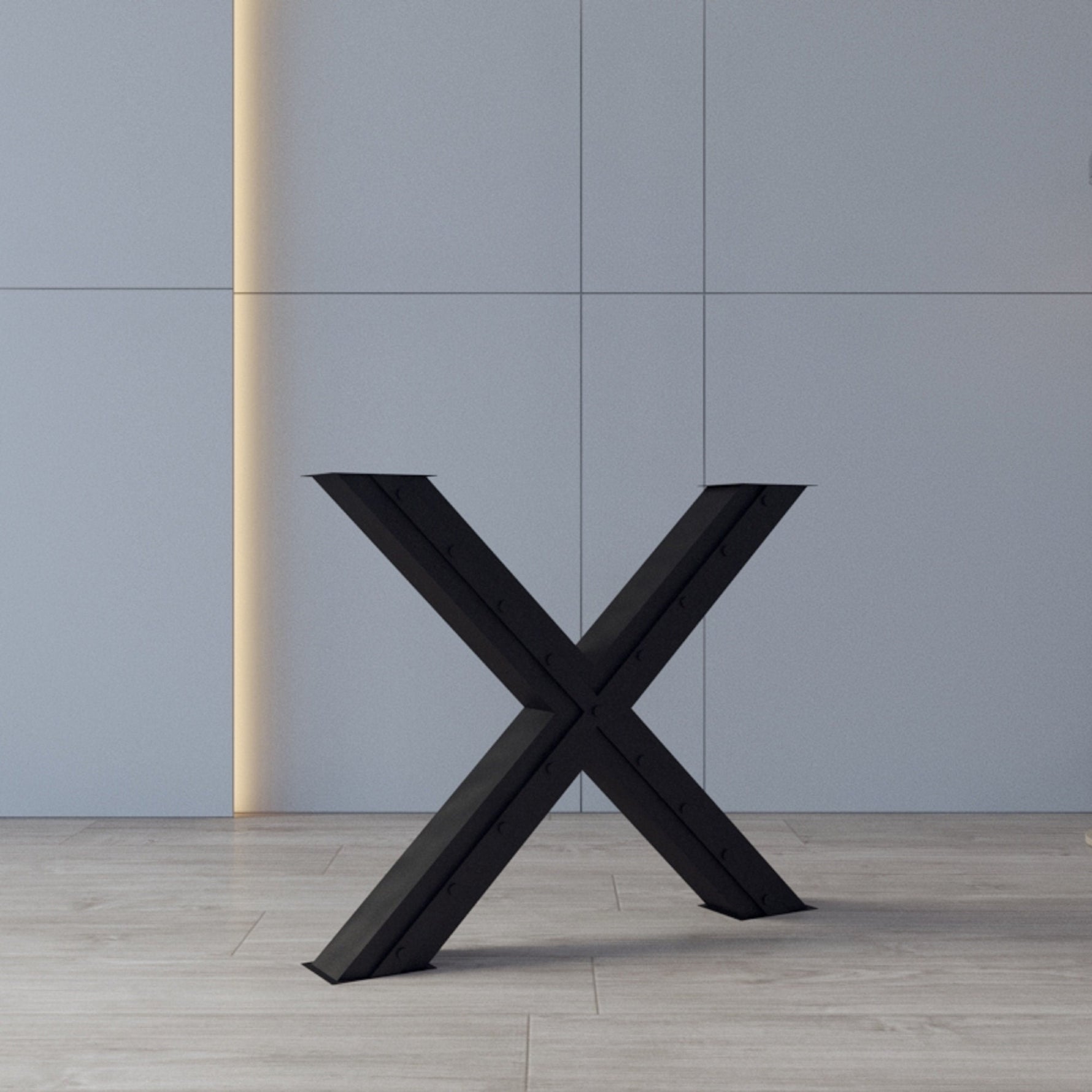 Metal X Stlye Legs for Dining Table or Desk Table Legs Table Legs