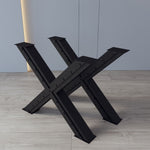 Metal X Stlye Legs for Dining Table or Desk Table Legs Table Legs
