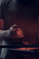 Candle Holder Iron and Copper - Hand Forged 6th 7th Anniversary Gift -Copper Sconce For Tea light - Holder for Votive Candle - Decorative