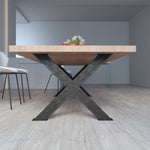 Metal X Stlye Legs for Dining Table or Desk Table Legs Table Legs