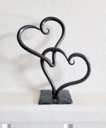 6 Year Anniversary Hand Forged Heart Sculpture Decor Sign