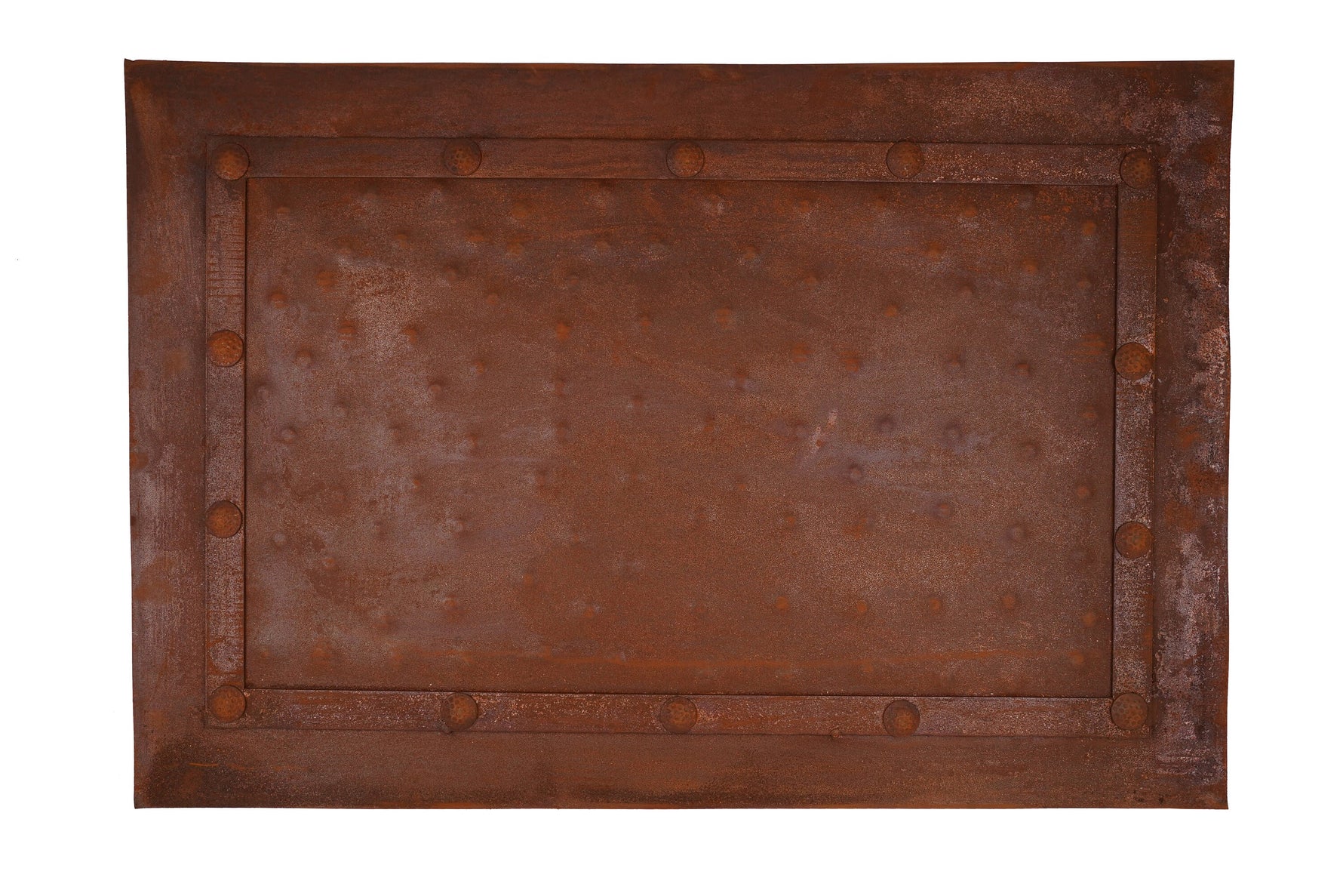 Rustic Iron Hammered Metal Panels 24x36 inches Iron Panel