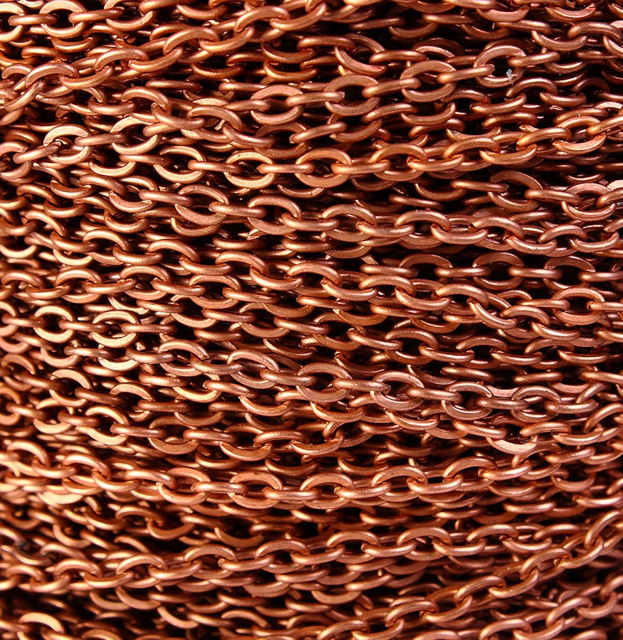 3mm x 2mm Antique Copper Cable Chain Chain Connectors & Links Home Accessary