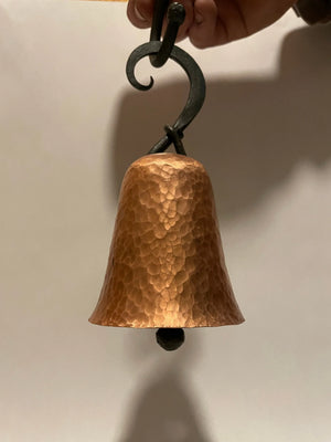 Hand Made Copper Dinner Bell - Old West Iron