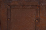 Rustic Iron Hammered Metal Panel 12x12 inches Iron Panel